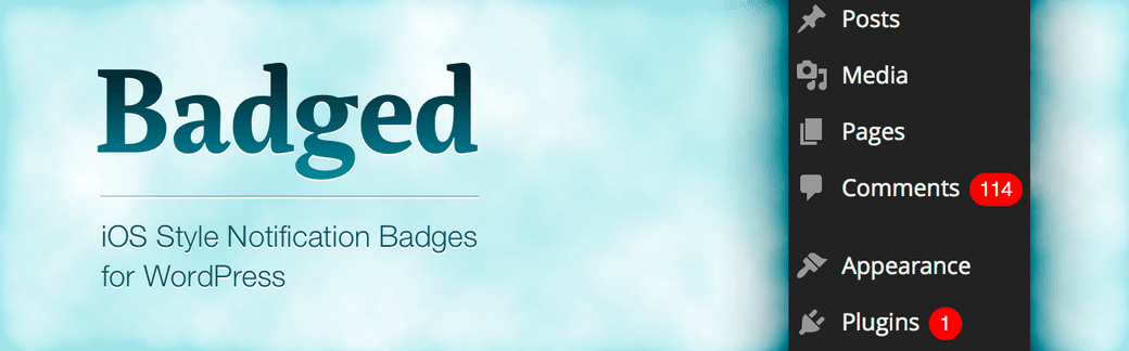 Badged - iOS Style Notification Badges for WordPress